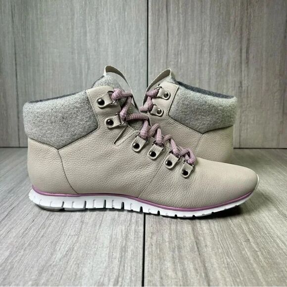 Cole Haan ZeroGrand Leather Waterproof Trail Hiking Boot Shoe Women’s Size 8 - Picture 4 of 10